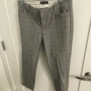 Ann Taylor checked work pants